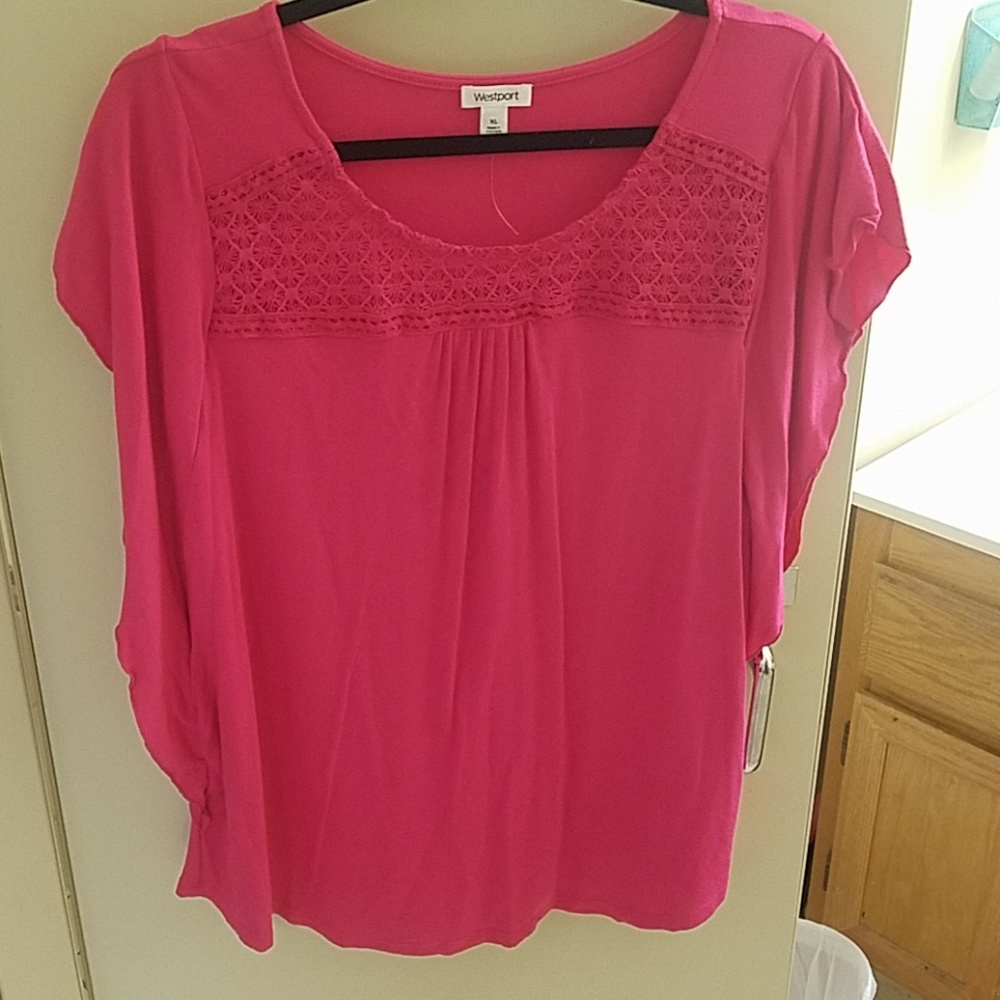 Pink blouse